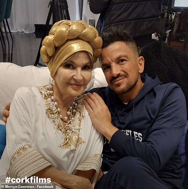 Peter's chat with Daily Mail coincided with his role in Channel 5's upcoming series The Sunshine Murders alongside Stephanie Beacham (pictured)