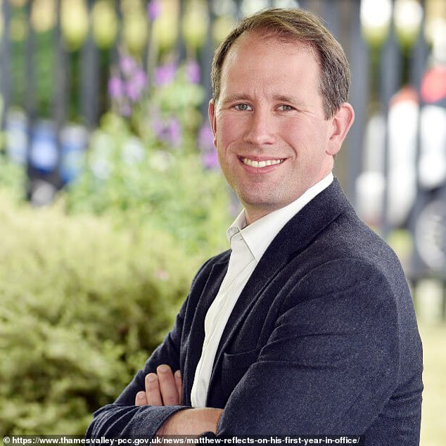 The public have been told by Matthew Barber, the Conservative PCC for Thames Valley (pictured) that they should stand up to shoplifters themselves and not rely on bobbies on the beat for help
