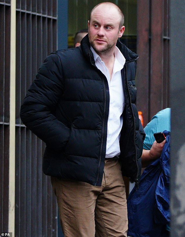 Dubbed the 'Somerset Gimp', Joshua Hunt (pictured), from Claverham, was found guiltyduring a hearing at Bristol Magistrates' Court in late 2023 after he scared female drivers while dressed in a black gimp suit and mask