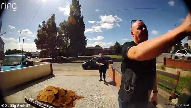 Just last week, Ring doorbell footage emerged of an embarrassed police officer reluctantly knocking on a suspected 'anti-migrant' protester's door amid an increasing backlash over the scourge of 'thought police'
