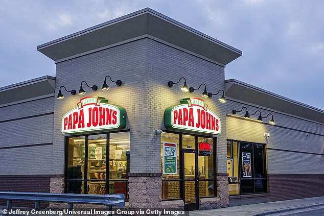 Papa John's has closed 74 of its pizza takeaway outlets across the country due to severe financial difficulties (file photo)