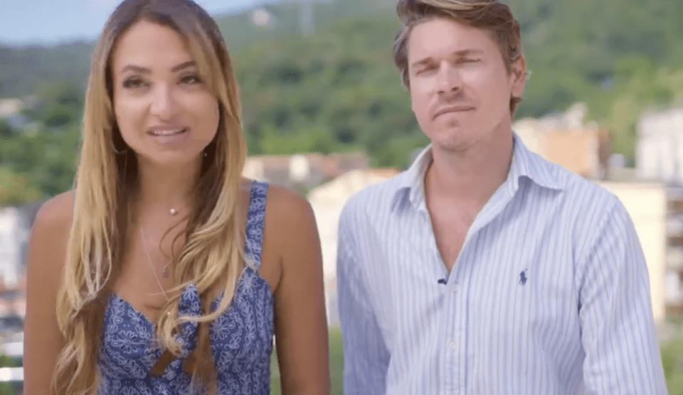 Still image from Channel 5's "Rich Holiday, Poor Holiday".