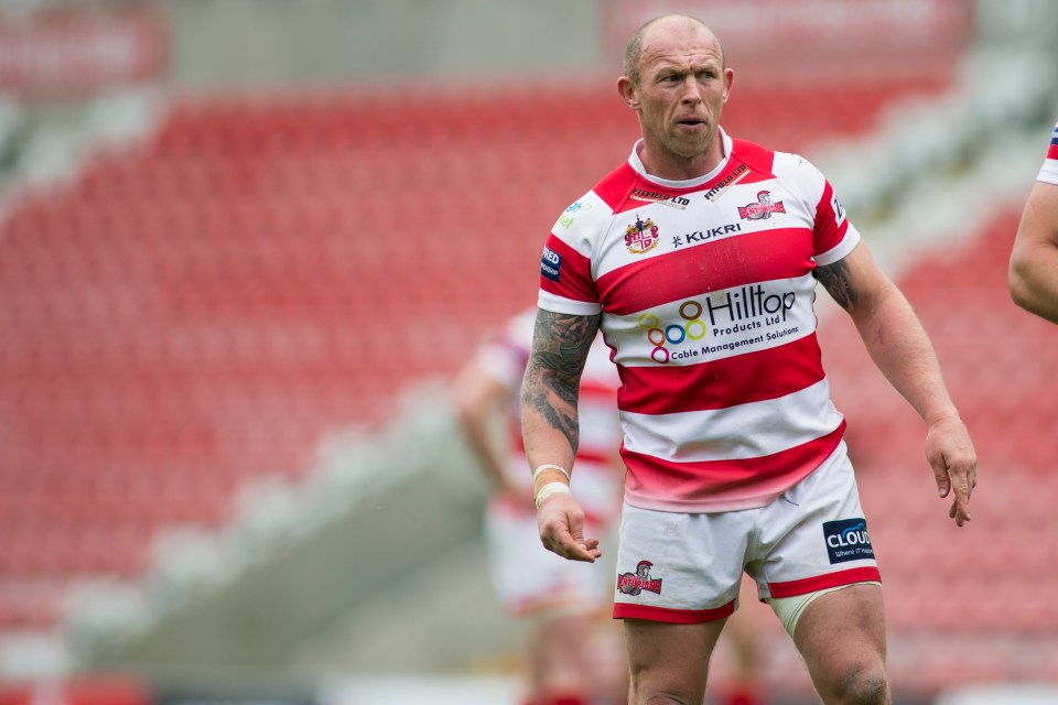 Micky Higham of the Leigh Centurions rugby team.