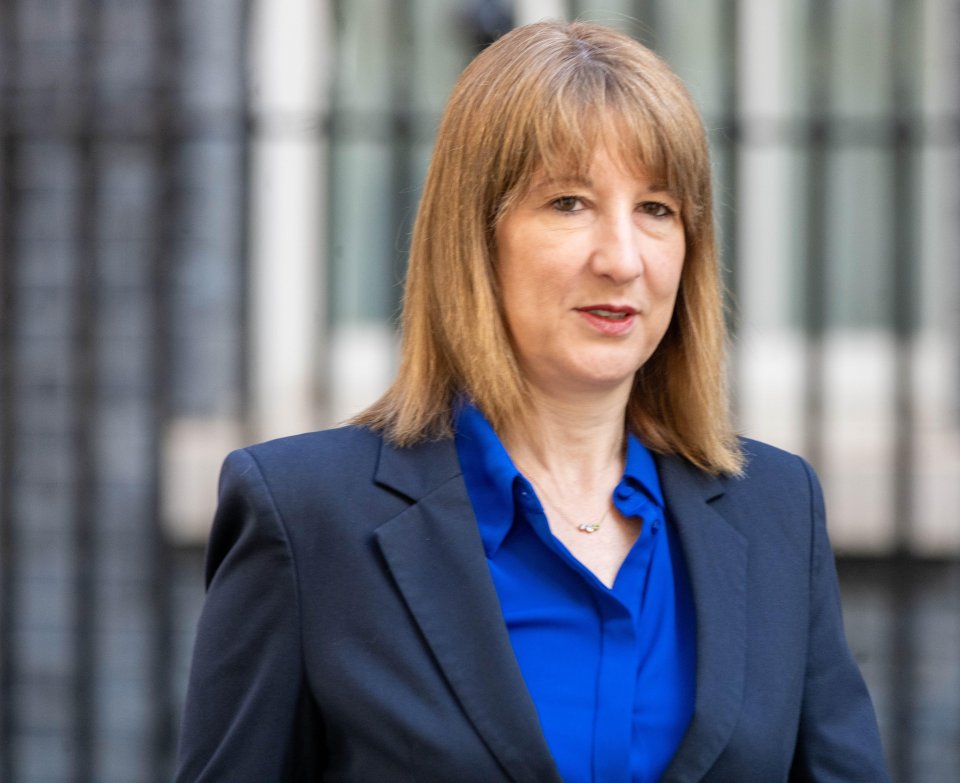 Rachel Reeves, Chancellor of the Exchequer, arriving at a cabinet meeting.