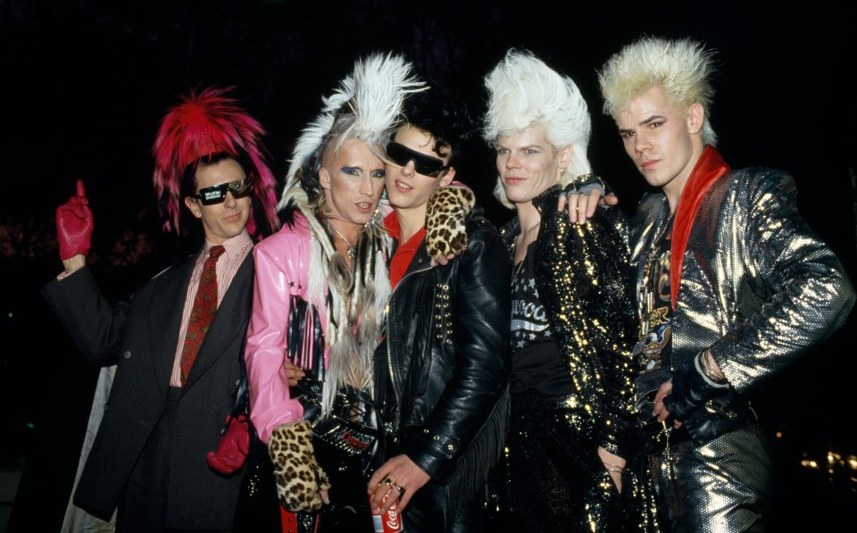 Photo of Sigue Sigue Sputnik band members.