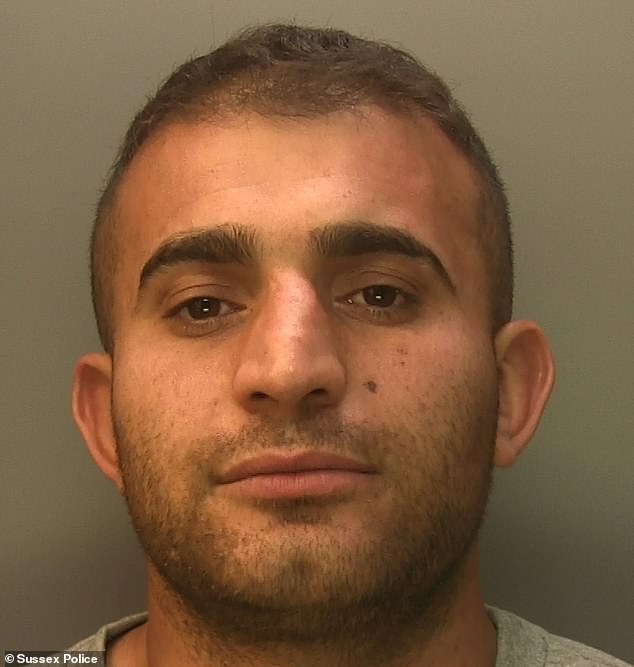 Ali Mozaffari, 37, of Golders Green, London, was witnessed by horrified onlookers raping a woman on Brighton beach in the early hours of September 10 2023