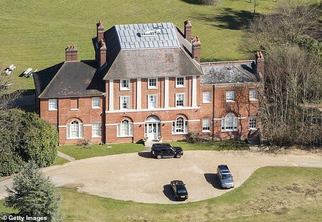 Two families have been asked to leave their homes so the Prince and Princess of Wales can live in the eight-bedroom mansion, Forest Lodge (pictured)