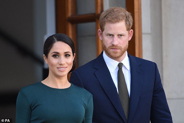The Duke and Duchess of Sussex arrive for a two-day visit to Dublin on July 10, 2018