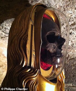 In 2017, scientists from the University of Versailes created a facial reconstruction of Mary Magdalene, based on her supposed relics ¿ a dry skull and a lock of hair ¿ found in Provence