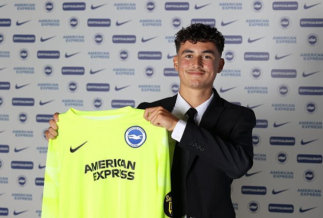 Ferdinand's son Lorenz, 19, signed his first professional contract with Brighton last month