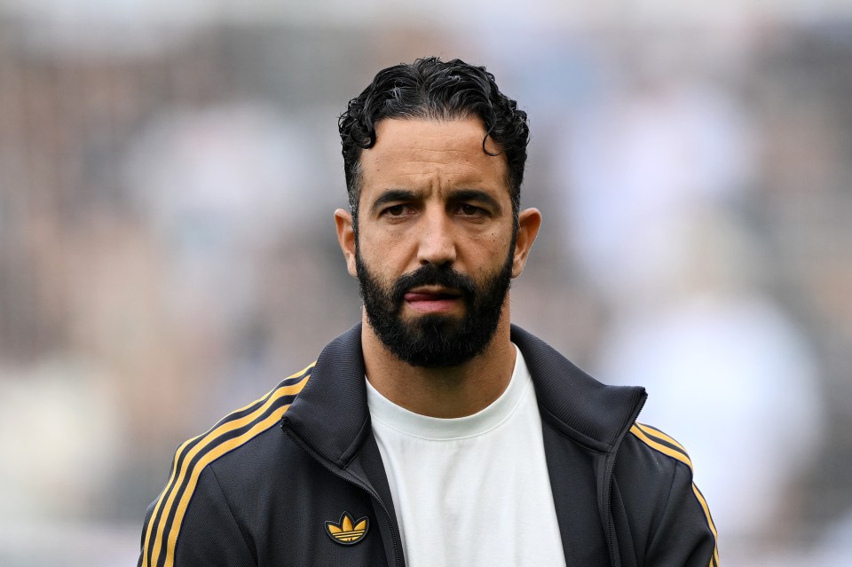 Ruben Amorim, manager of Manchester United.
