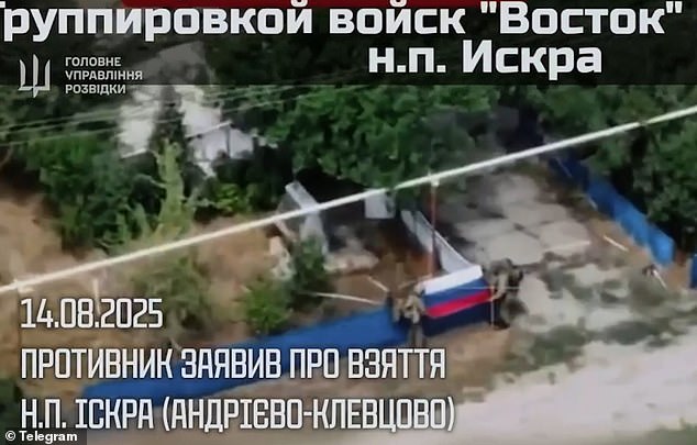 According to Ukrainian intelligence, Russian commanders are forcing troops to risk their lives in suicidal flag-painting missions, sending small groups to the frontline villages simply to raise the Russian tri-colour while drones film the spectacle
