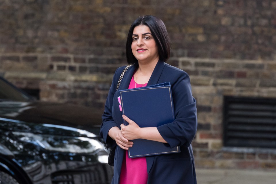 Shabana Mahmood, Lord Chancellor and Secretary of State for Justice, arriving at Downing Street.
