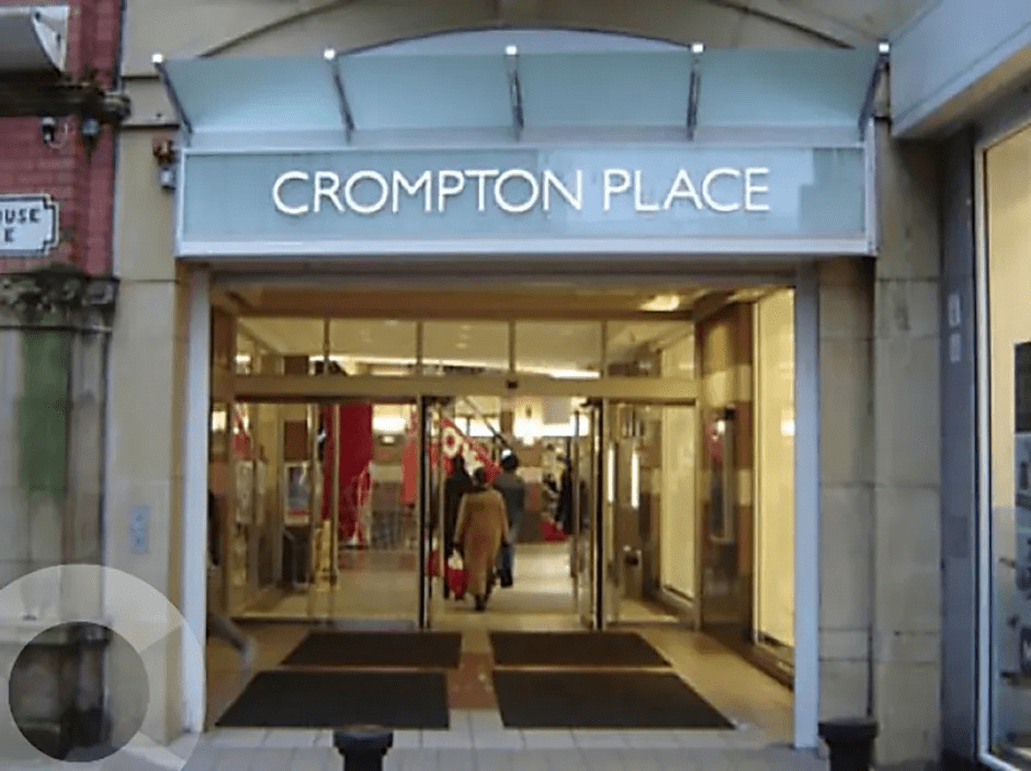 Crompton Place entrance.
