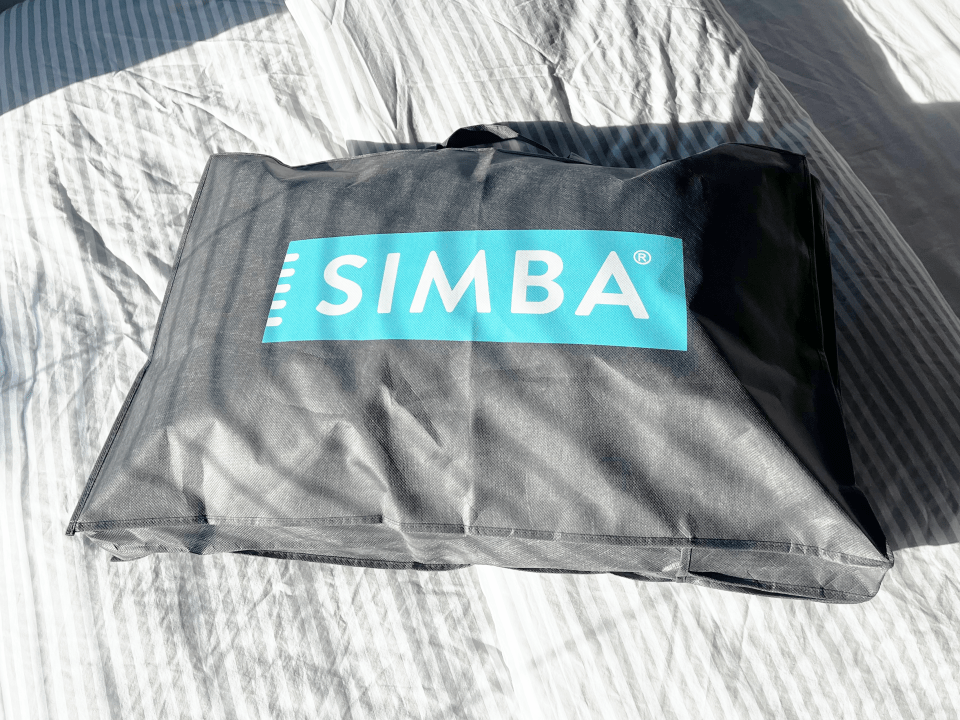 Simba-branded storage bag.