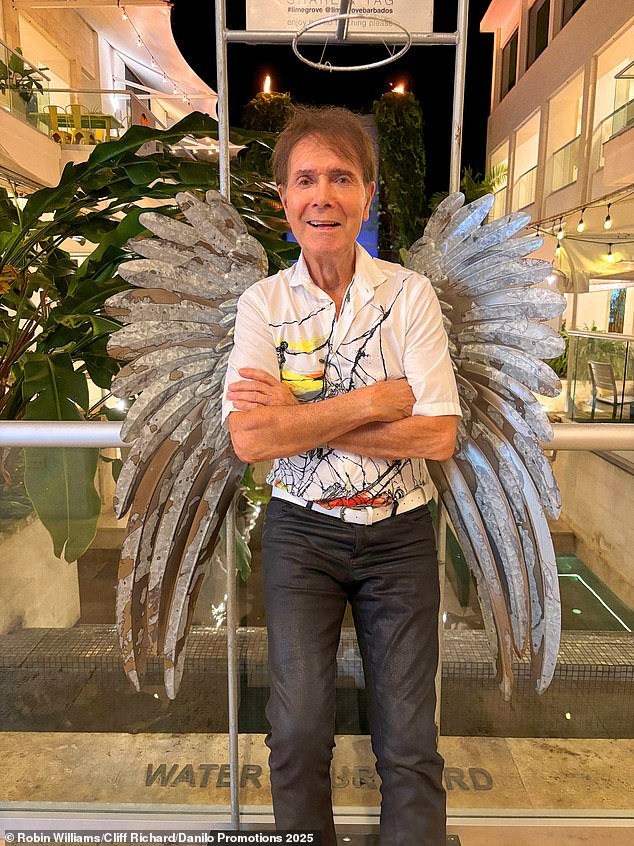 Sir Cliff Richard has shred some snaps from his 2026 calendar- the 48th instalment of the annual fixture