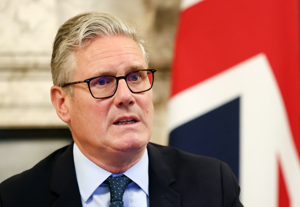 Keir Starmer, British Prime Minister, in a virtual meeting.