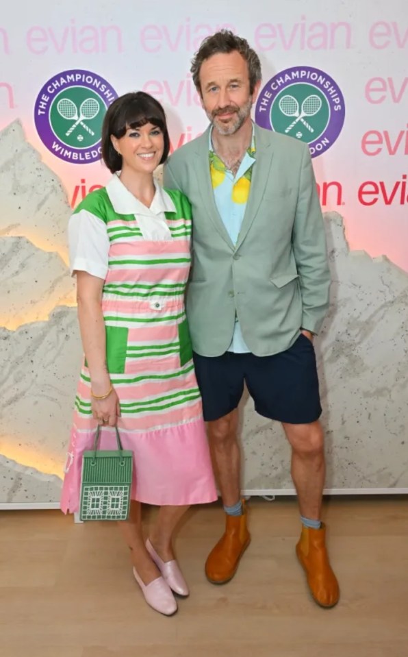 Couple at a Wimbledon event.