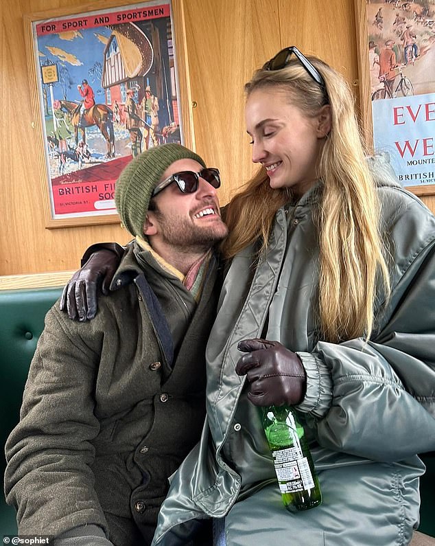 Sophie Turner has reportedly split from her boyfriend, Peregrine Pearson, once again (both pictured last year)