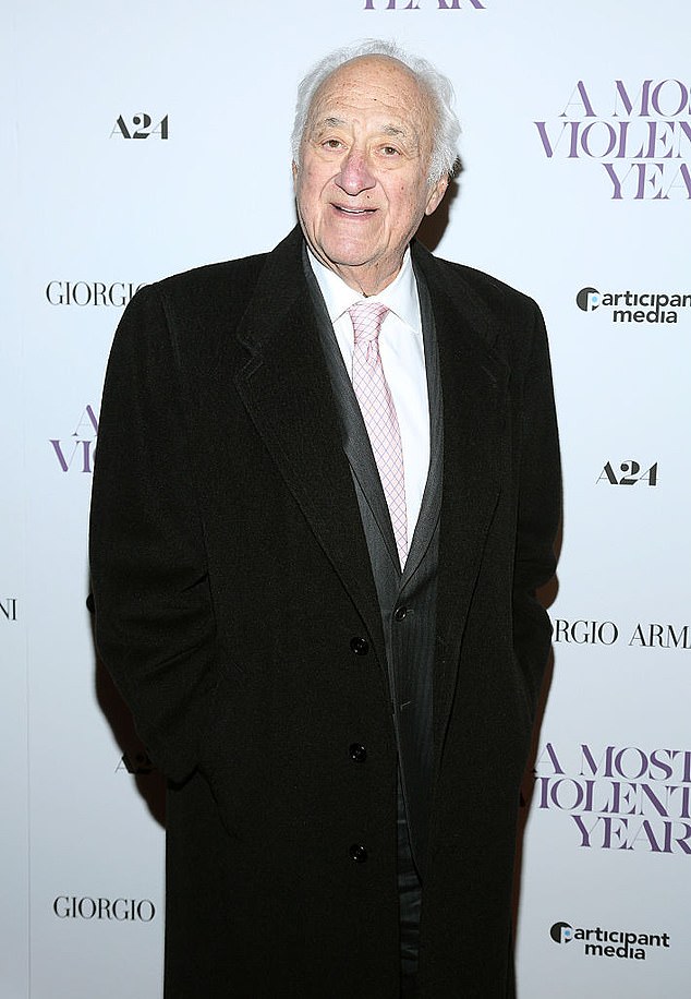 Jerry Adler, the actor and theatre director best known for his long-running role on The Sopranos, has died at 96; pictured in 2014 in NYC