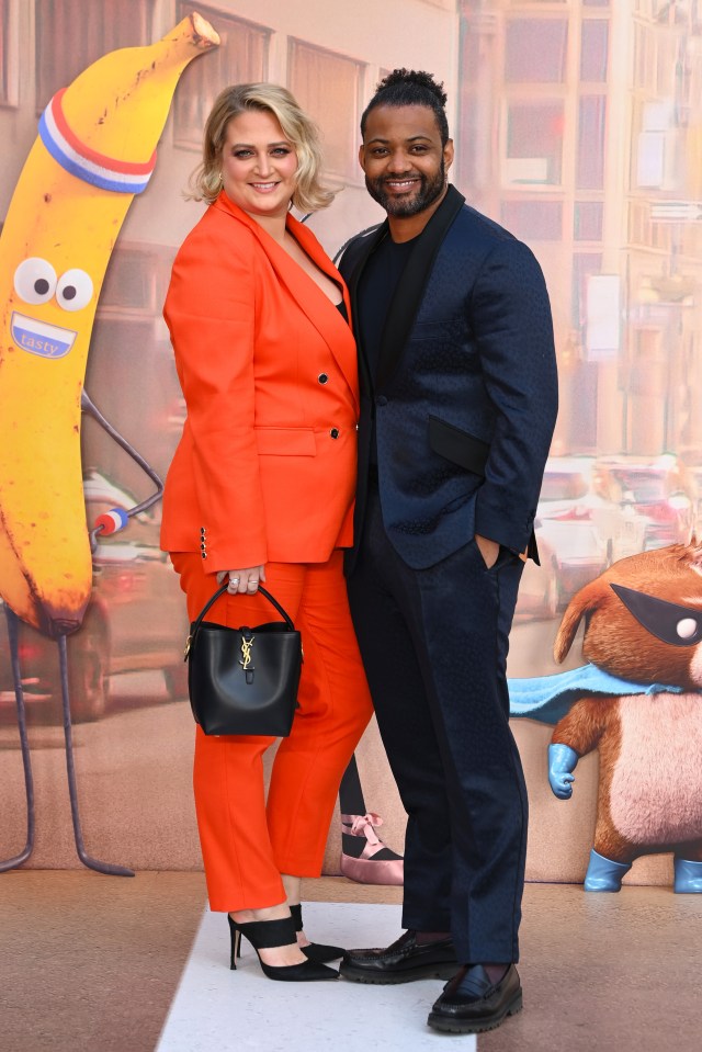 Chloe Gill and JB Gill at the UK premiere of "IF".