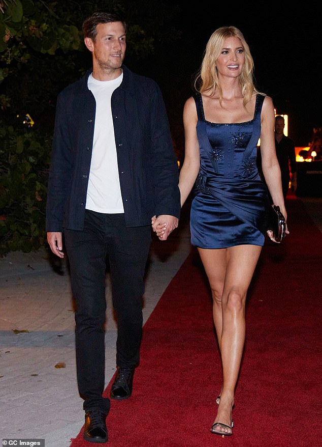 Ivanka Trump and her husband, the financier Jared Kushner, (pictured) left chaos in their wake when they descended on an unassuming wine bar in the chic corner of West London earlier this month