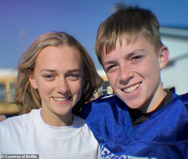 Lauryn Licari and her former boyfriend, Owen McKenny (pictured together), became victims to a months-long cyberbullying attack at the hands of Lauryn's mother