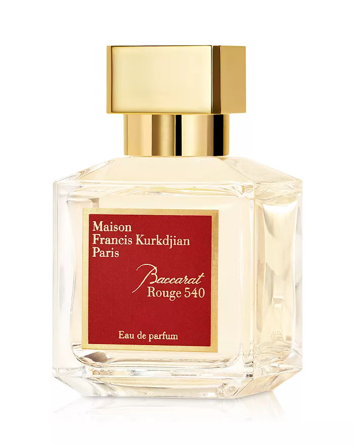 Baccarat Rouge 540 perfume bottle.