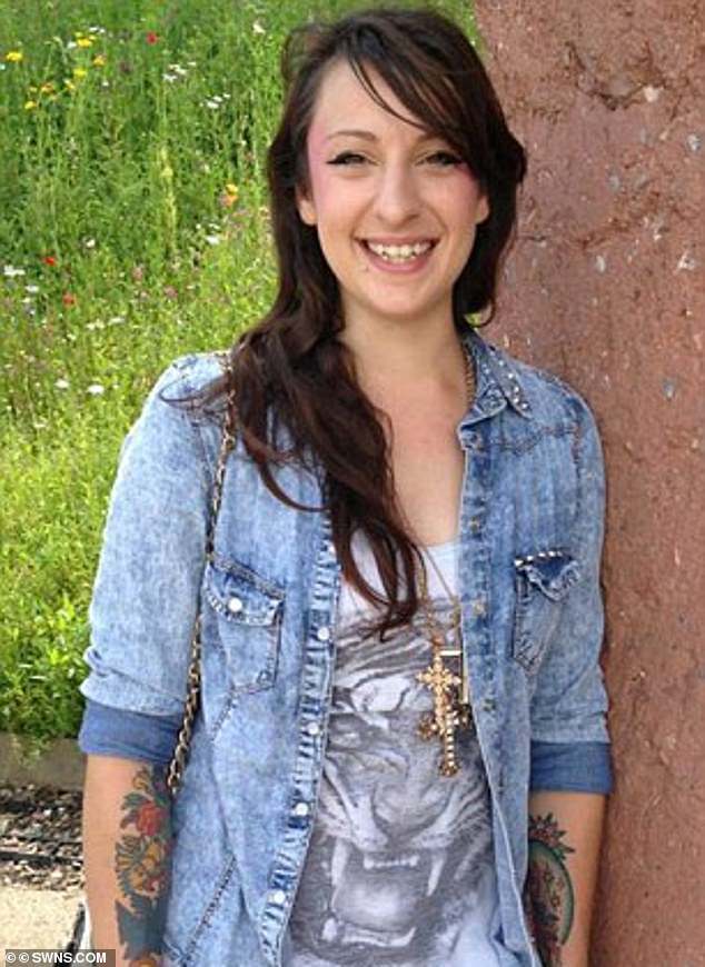 The event manager (pictured at the time) spotted a gang of teenagers stealing sandwiches which, with no security guard to be seen, she reported to the store manager