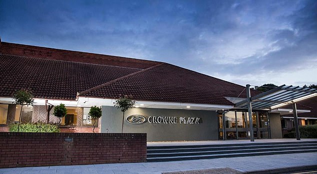The Crowne Plaza Basingstoke, where Zoto was staying. Migrants are no longer staying there