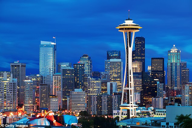 The Space Needle claims to be 'Seattle's #1 most iconic view,' but tourists were not delighted with the view from the 605-foot attraction
