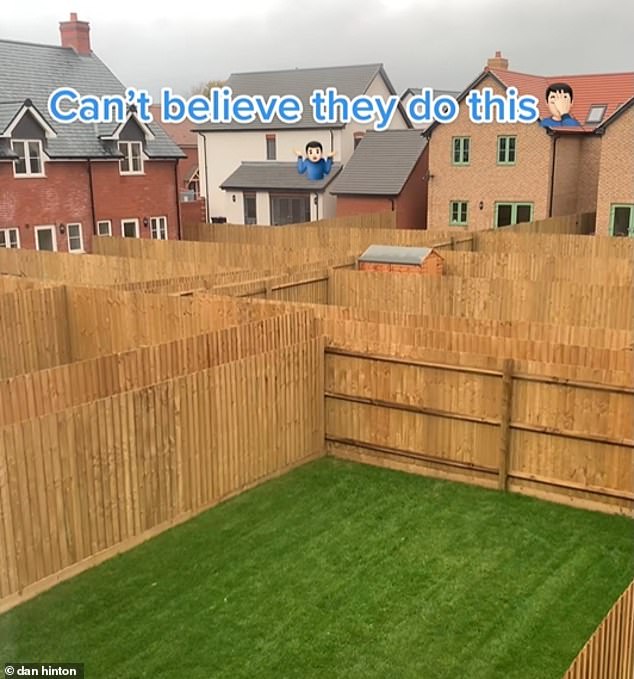 Dan Hinton's videos depict tens of rows of immaculate wooden-fenced, astro-turf laid builds backing onto one another