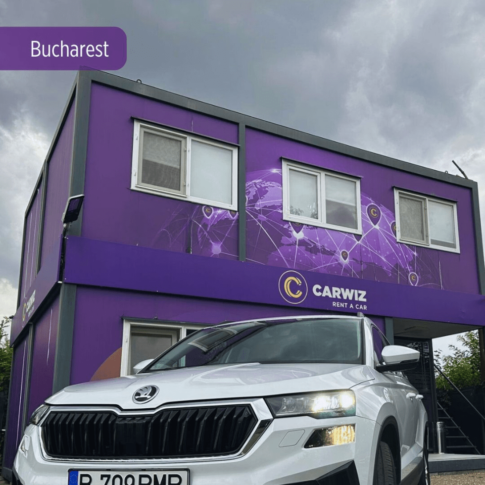 Carwiz Rent a Car office in Bucharest.