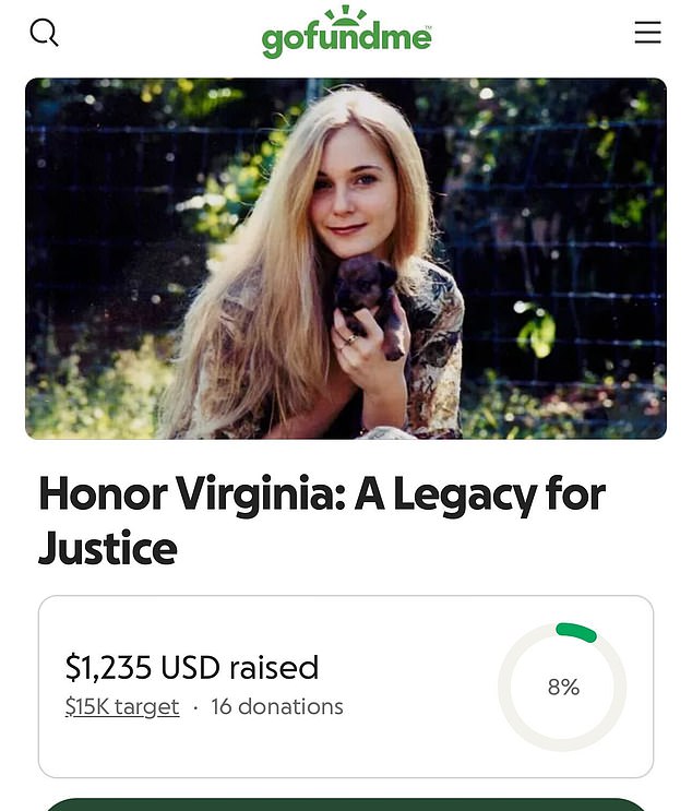 The GoFundMe has only raised $1,235 USD of the $15,000 target.