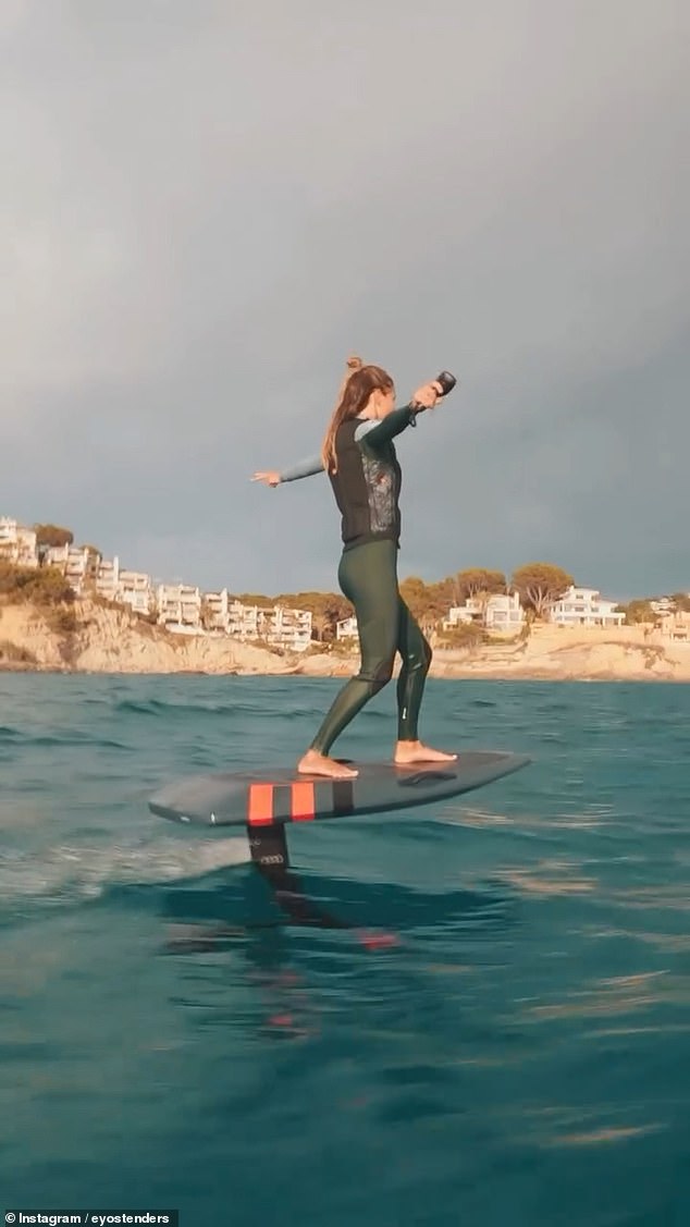 The Flite Jet C eFoil, £19,000, uses an electric motor and a hydrofoil to lift the board and rider above the water's surface, letting them glide through the air