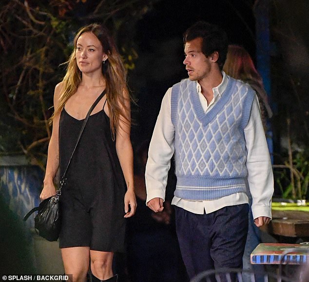 Styles with his previous girlfriend Olivia Wilde, 41, whom he dated from 2021 until 2022
