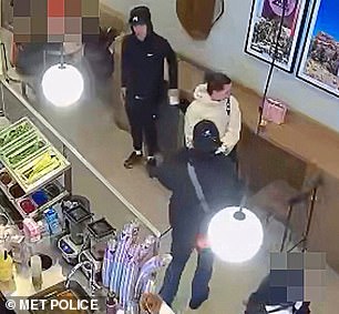 The moment Genevieve Chenneour realises a thief has taken her phone