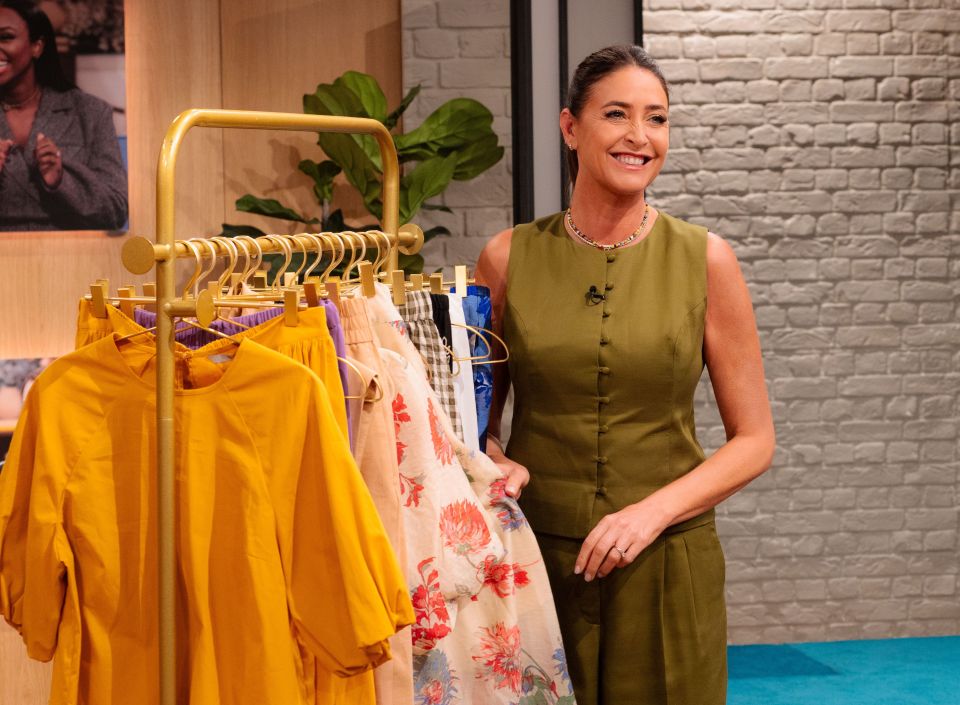 Lisa Snowdon on the "This Morning" TV show.
