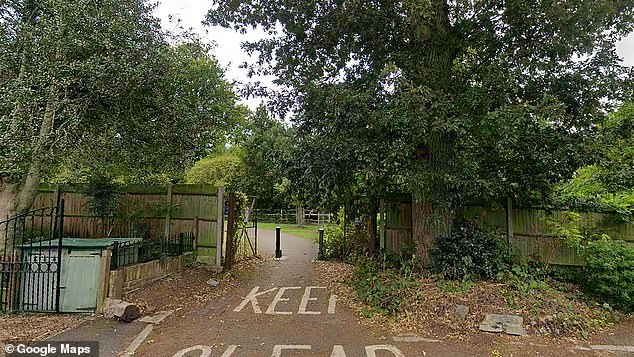 Police were called just before 7.15am on Thursday morning to Fishponds Park (pictured) in Surbiton, south-west London