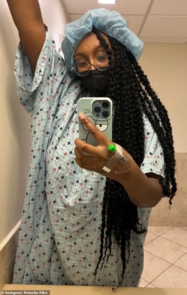 In June, Allen shared a cancer update after cycle three of undergoing high dose ifosfamide, which she said 'wrecked' her