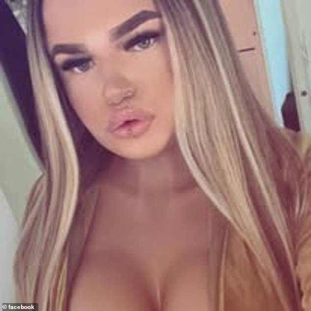 Ciara Watkin, 21, has been accused of sexual assault after she 'concealed male genitalia' during a night with a Snapchat date