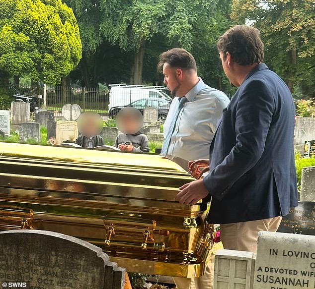 While Mr Thompson's relatives insist the patriarch was 'never a flash man', they have even commissioned a huge marble tomb which will take a year to construct around his coffin at a south London cemetery