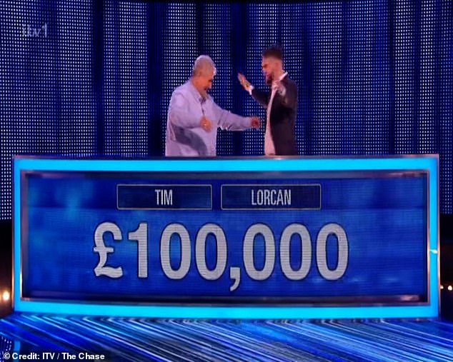 Despite being 'very ill' at the time Mr McCarthy has made his family proud and won a staggering £100,000 jackpot