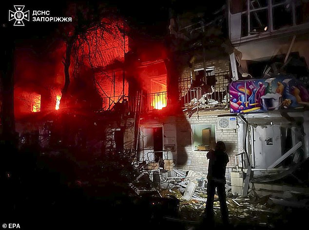 Putin launched a major air attack across Ukraine overnight, bombarding civilian homes, energy and rail facilities with 537 drones and 45 missiles