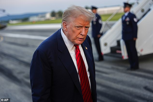 President Donald Trump says there are four people he is considering to chair the Federal Reserve as he continues to press for ousting current Chairman Jerome Powell