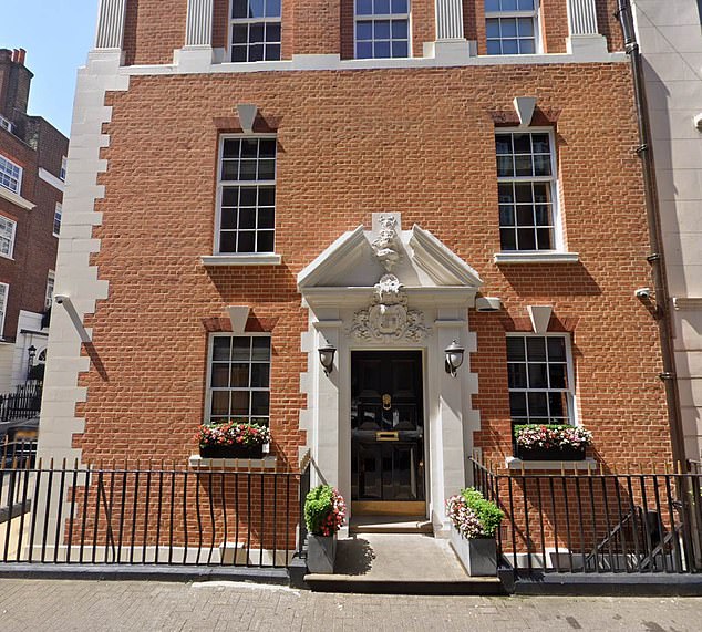Townhouses lie empty across one of the capital's richest areas (there is no suggestion that this home in Mayfair's Curzon Street neighbourhood is empty)