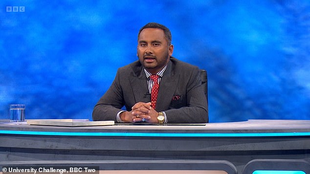 Since landing on the BBC in 1994, University Challenge viewers have seen several remarkable contestants walk through its doors. Here Daily Mail takes a look back at some of the most memorable BBC boffins who stole the show (host Amol Rajan pictured)