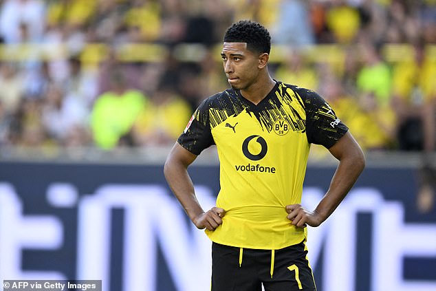 Jobe Bellingham had a Bundesliga debut to forget as he was substituted off at half-time