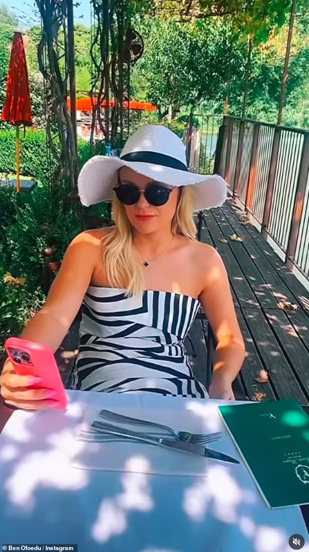 Despite being on his honeymoon, Ben still made another dig at Vanessa