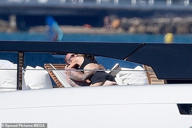 They caught some alone time after welcoming the Ramsays and Eva Longoria onboard earlier this week